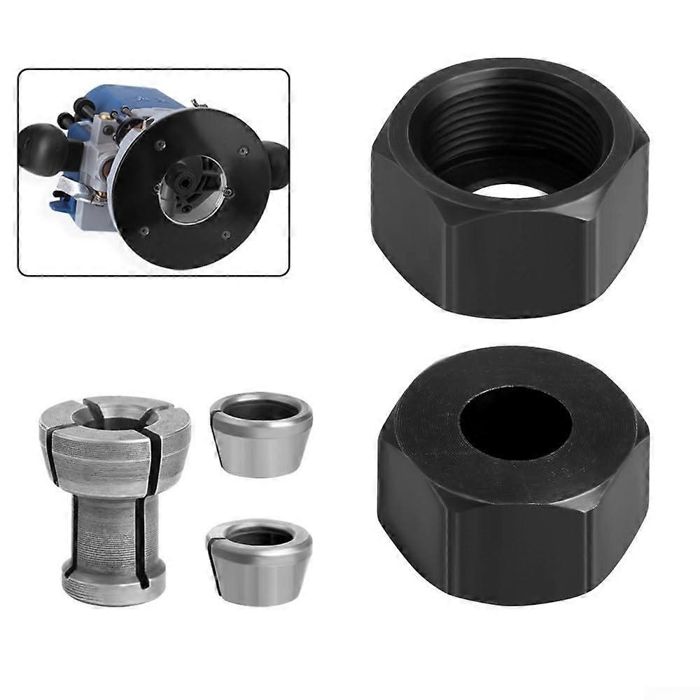 M17 Collet Chuck Converter for Wood Router, Fit for Engraving Machines (9.5 x 8)