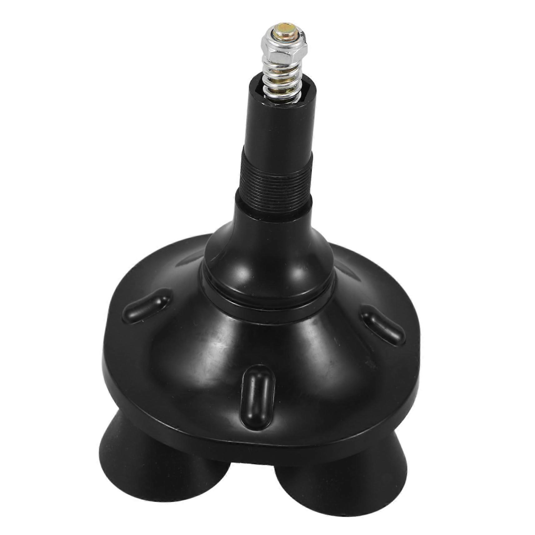 Trekking Pole Tip Protectors Black Rubber Caps for Hiking Walking Sticks Replacement Ends