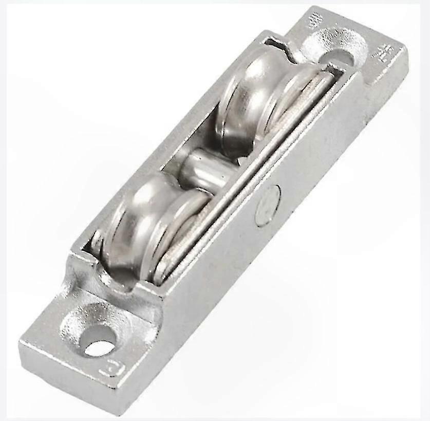 Double Wheel Pulley with 11.3mm Metal Axles for Sliding Window Casters