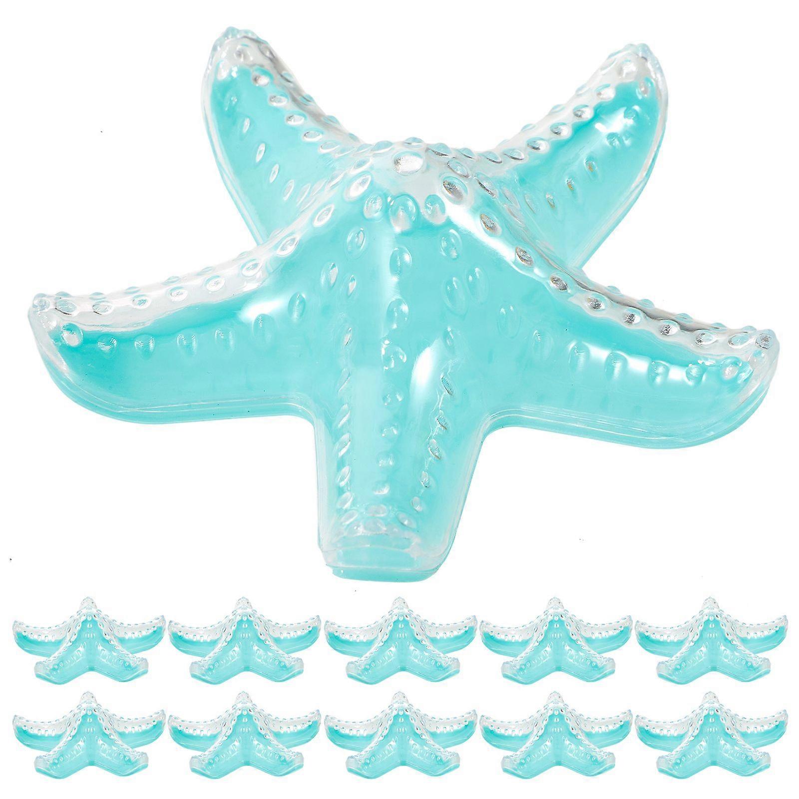 10Pcs Sea Star Shaped Candy Boxes Sugar Storage Box Candy Wrapping Box Container (Random Color)