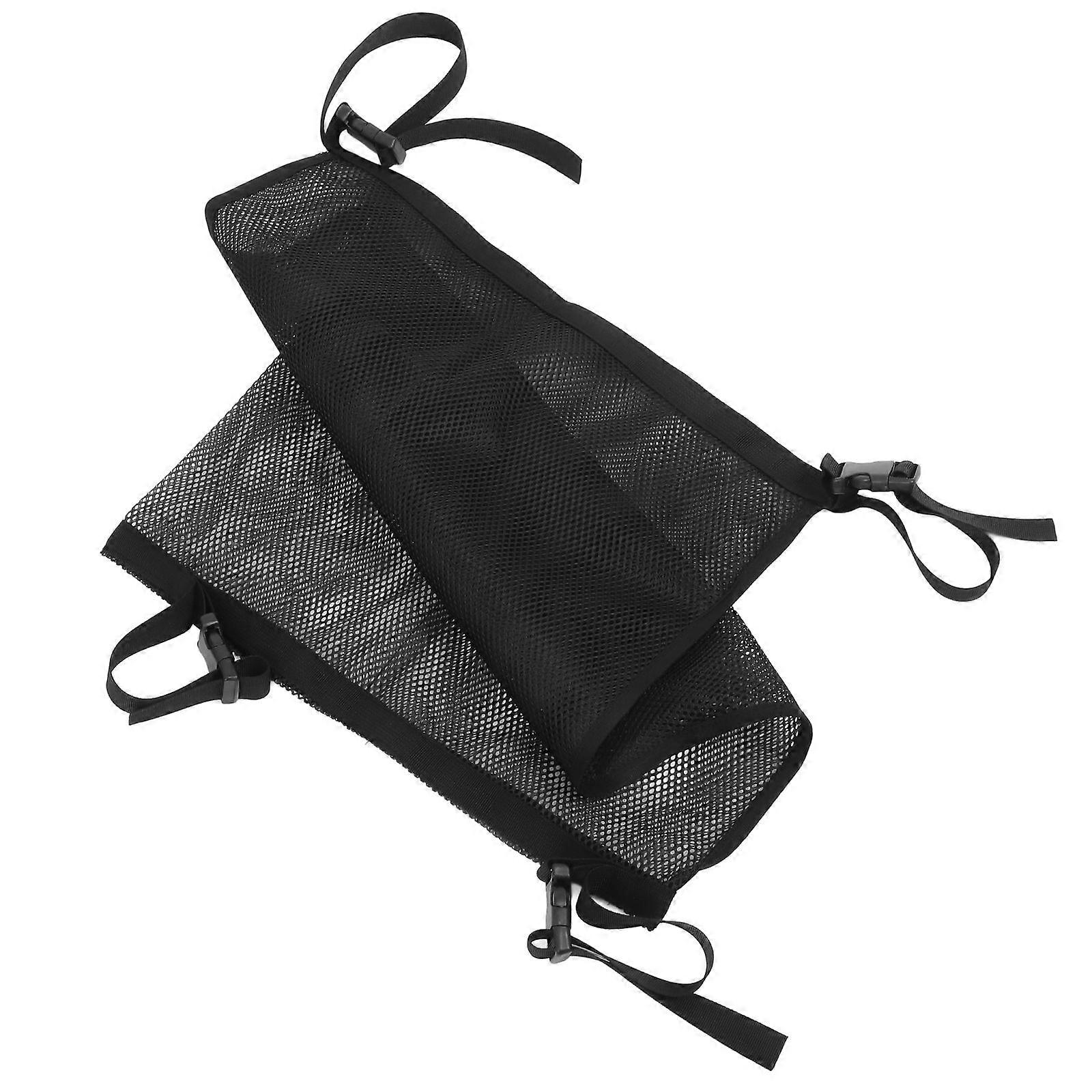 Dual Oxygen Cylinder Bag For Wheelchairs Portable Oxygen Tank Carrier Oxygen Holder Bag With Mesh Storage Pockets For Most Oxygen Cylinders Black