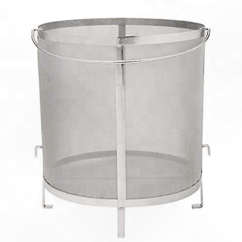 Stainless Steel Mesh Strainer for Home Brewing, Wine, and Beer with Fine Filter Basket for Jams and Jelly Preparation Bar Tool Accessory