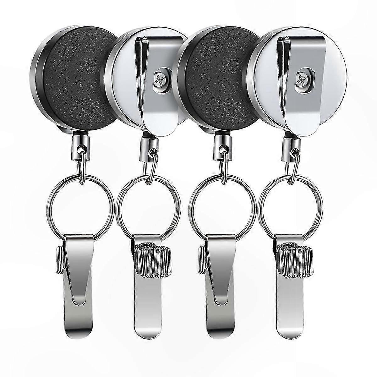 Retractable Pen and Pencil Set - 4 Pack Holder for Writing Instruments