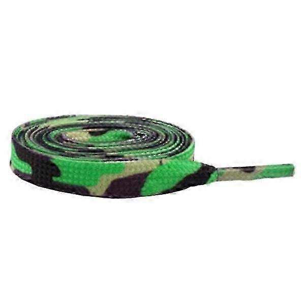 Lacets Camouflage, Vert - 120 cm