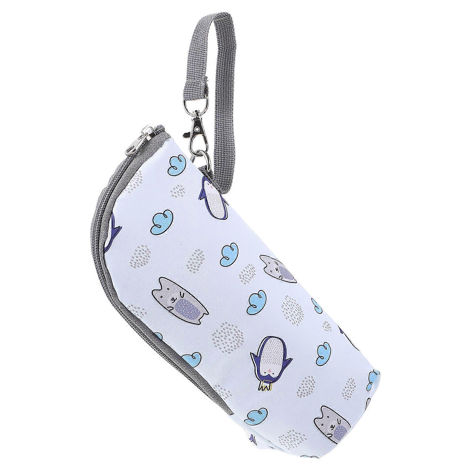Insulated Milk Bottle Carrier Portable Feeding Pouch Durable Cooler Bag for Travel Safe Wear Resistant Design for Milk Snacks Long Term Use
