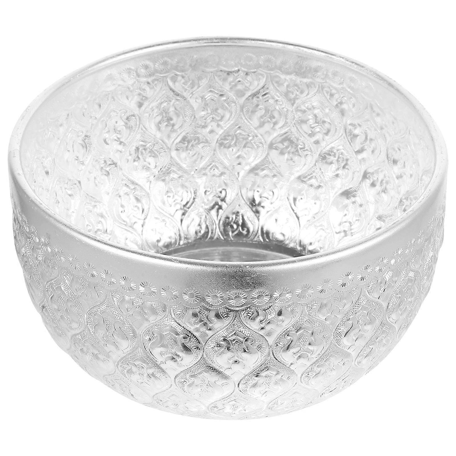 Alloy Metal Tableware Bowl Multi-Use Food Bowl for Home and Restaurant Settings 1Set