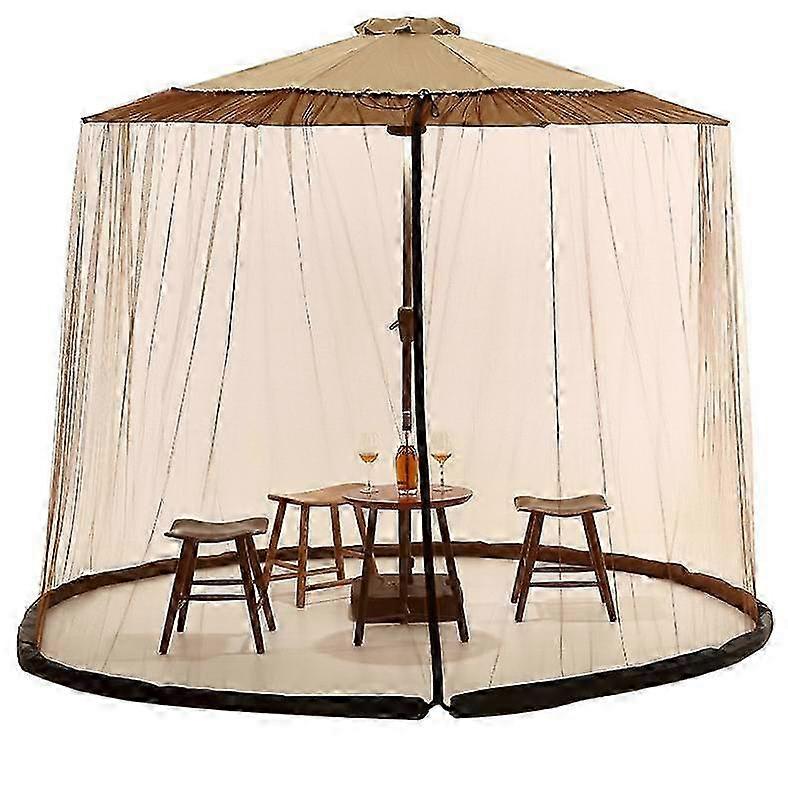Patio Umbrella Mosquito Netting, Helps Protect from Mosquitoes