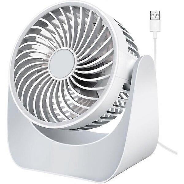 USB fan, 3-speed adjustable and rotatable, suitable for multiple occasions