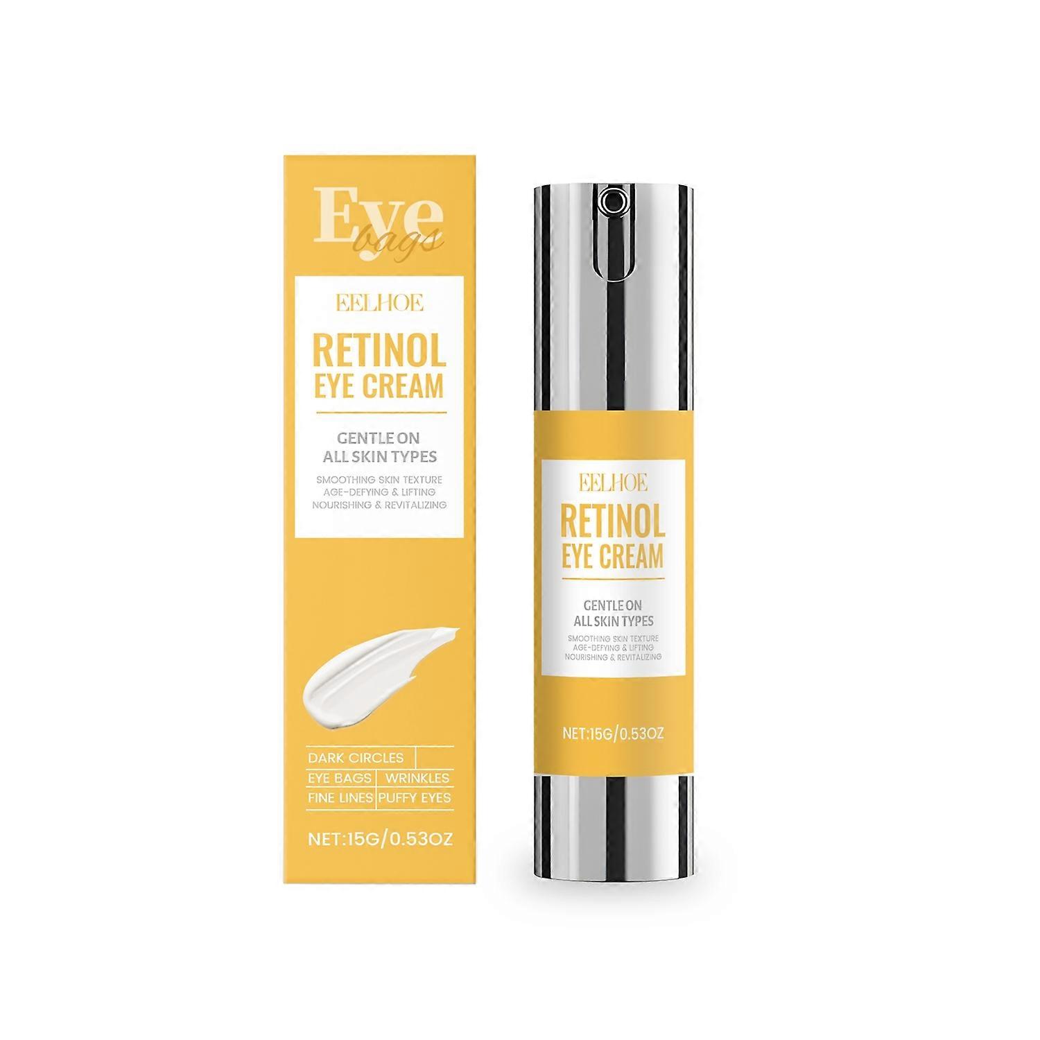 1-6x EELHOE Retinol Eye Cream for Reduces Fine Lines Firming Moisturizing 15g Anti-Aging Under Eye C