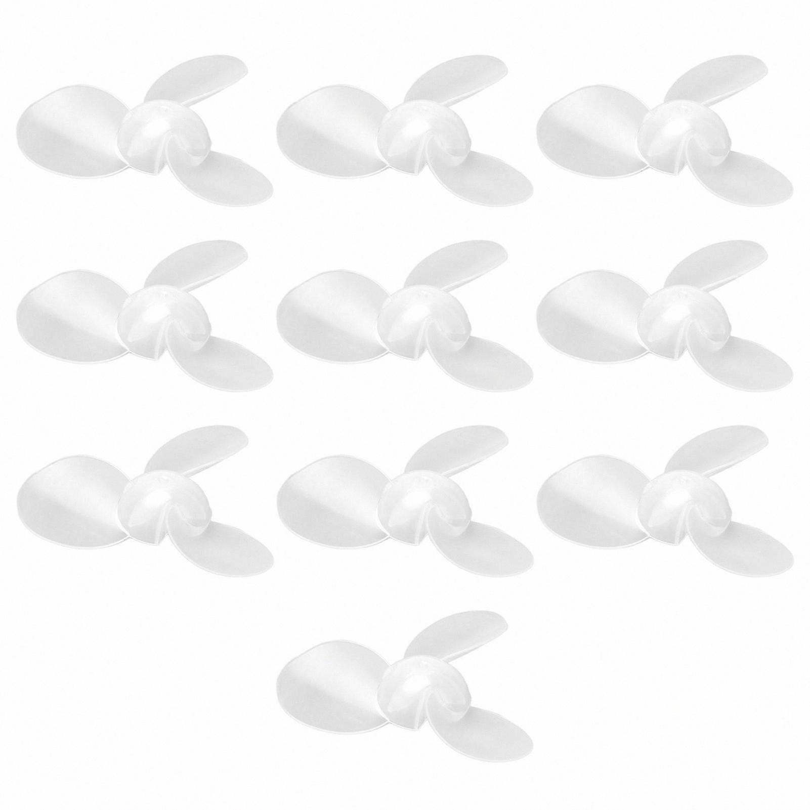 10 قطع شفرات المروحة مع أعمدة صغيرة لألعاب قوارب RC ومجموعات تعلم STEM