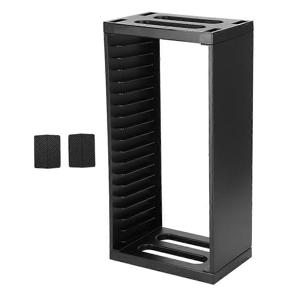 19221 ABS Game Disc Storage Tower Double Layer Shelf Stand Organizer for PS4 Slim Pro