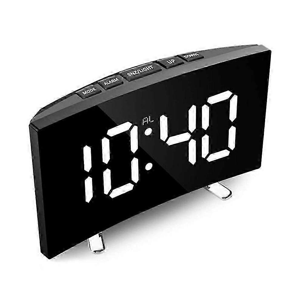 Sveglia digitale USB con display della temperatura per comodino