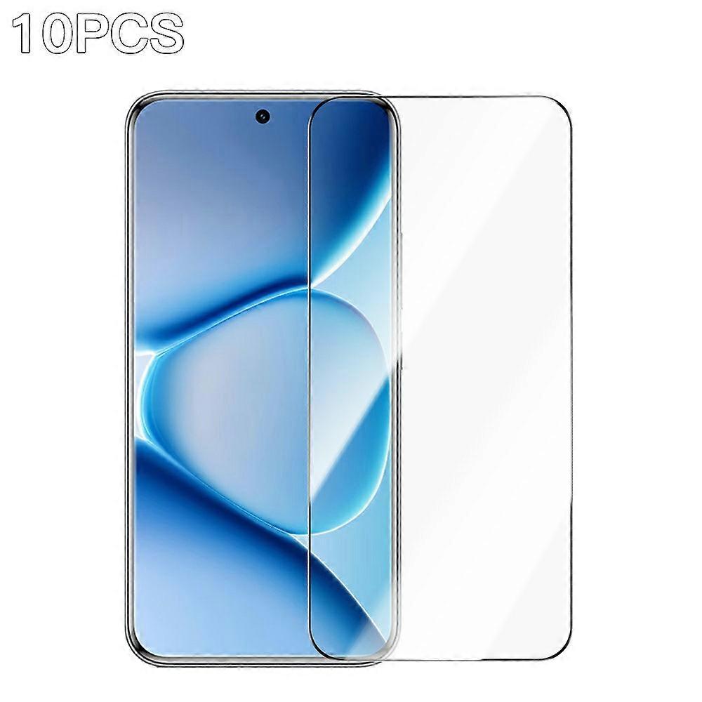 RURIHAI 10個は、Xiaomi Redmi Note 15 Pro 5G高アルミニウムシリコンガラスフィルム0.26mm2.5Dスクリーンプロテクターと互換性があります