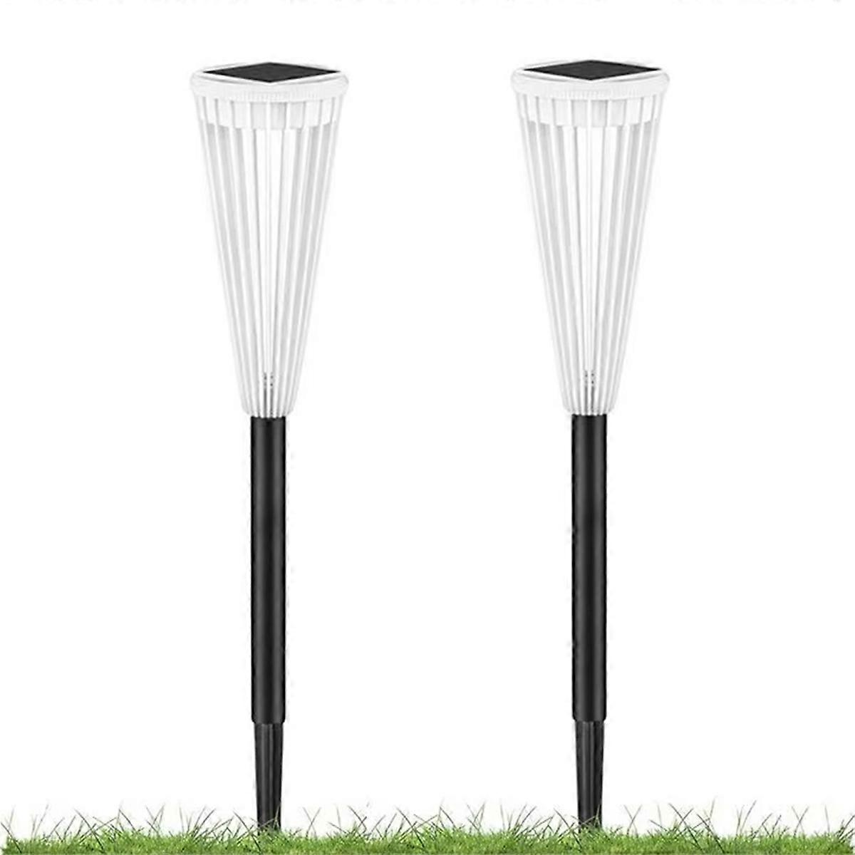 Solar Garden Lights Waterproof Pathway Garden Lights 2 Lighting Modes