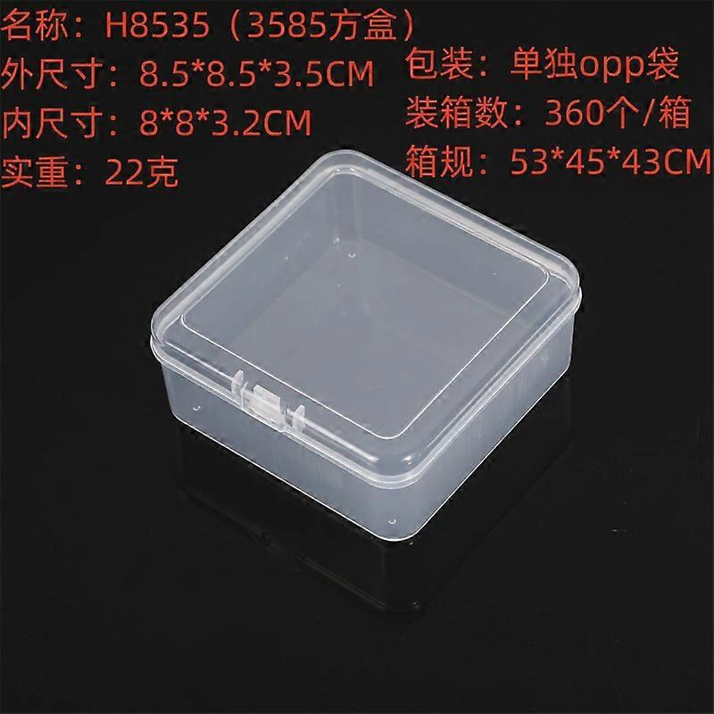 24pcs Clear Square Soap Box With Flip Lid Handmade Soap Packaging Case Transparent Storage Container Sponge Holder For Home Bathroom Traveling