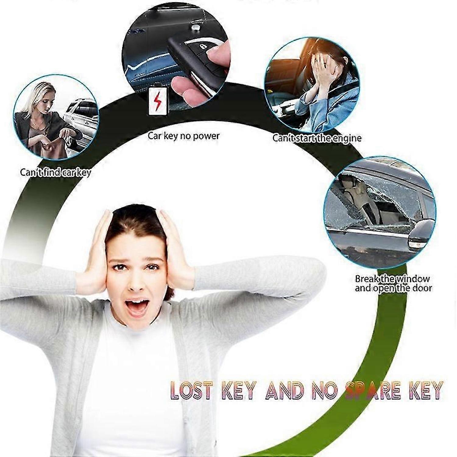 For Xhorse XKB508EN Wire Universal Remote Key 2 Button for VVDI