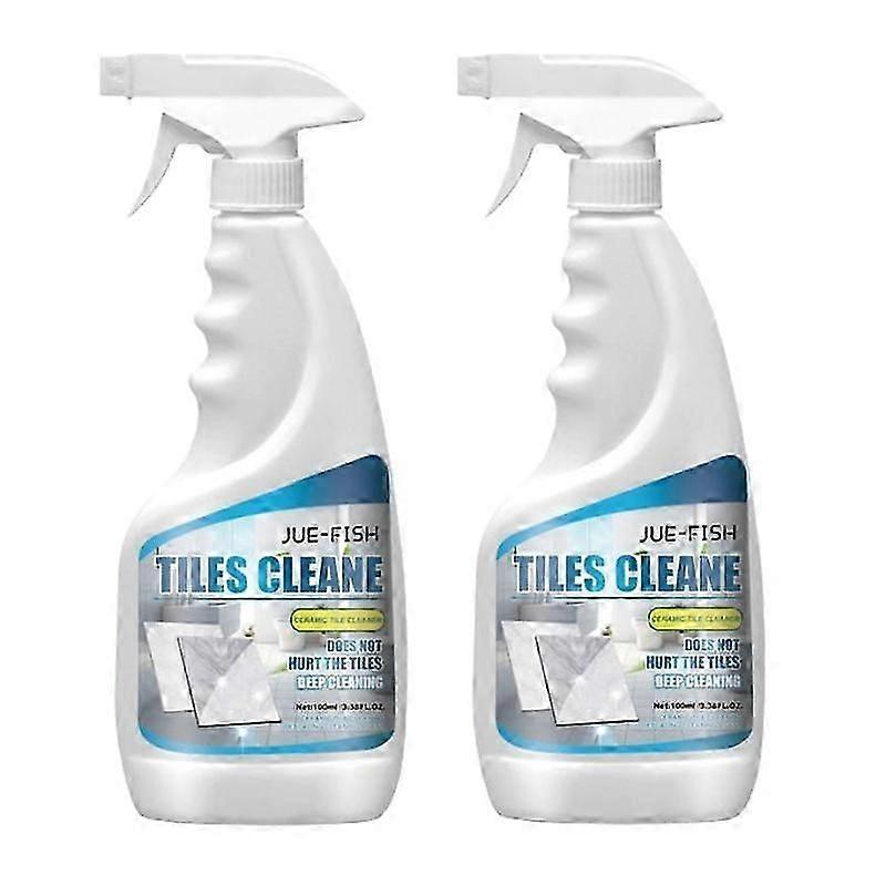 2-Pack Powerful Grout and Tile Cleaner for Multipurpose Use in Kitchen and Bathroom Floors