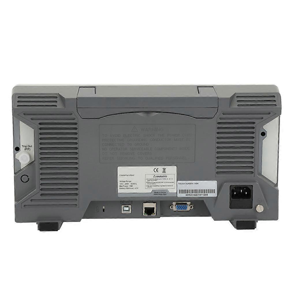 XDS3104E 100MHz 4CH 8-Bit Touchscreen Digital Oscilloscope 8"
