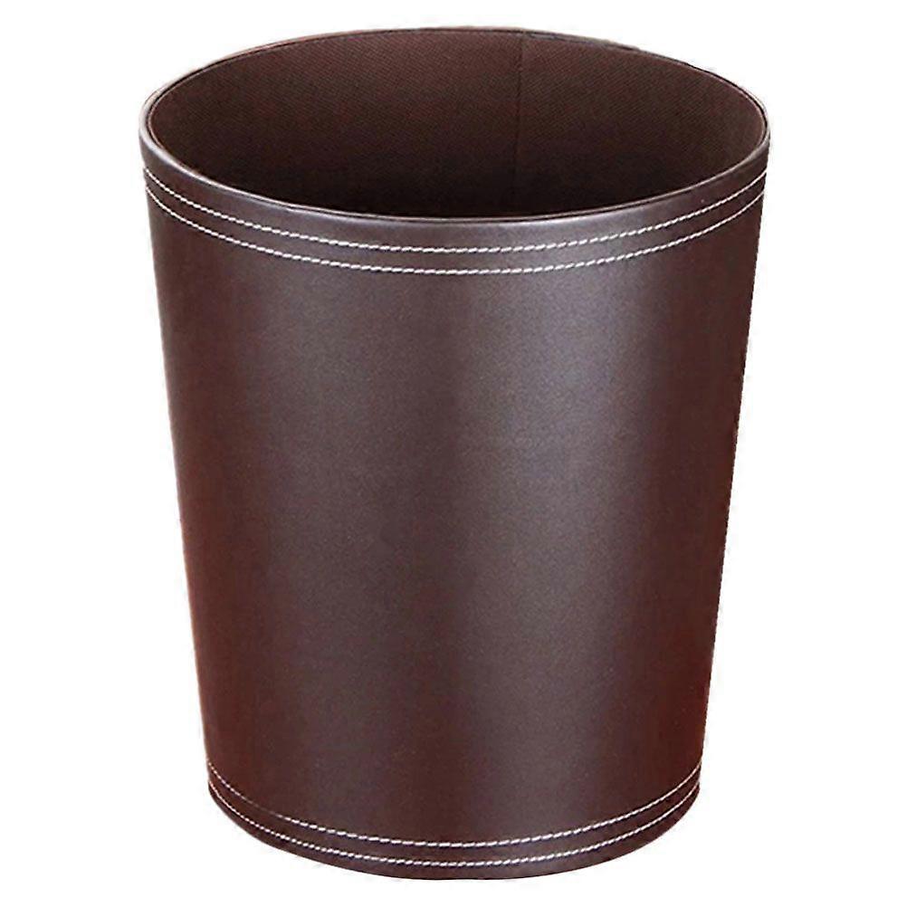 1pc Trash Container Practical Waste Storage Basket Round Home Trash Can