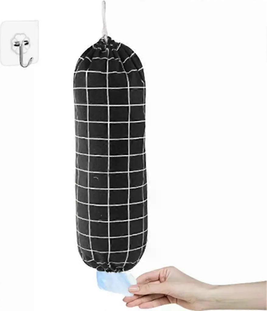 INF Wall Mounted Storage Bag Organizer Black