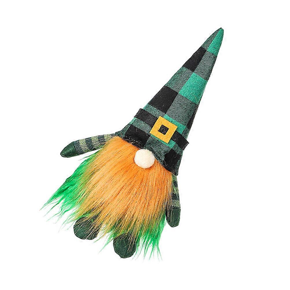 St. Patrick's Day Gnome Figurines for Decoration 2Pcs Tomte Dolls