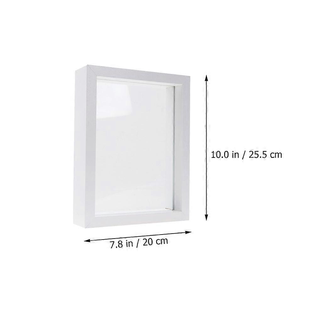 Specimen Box Double-Side Butterflies Case for Home Decoration Glass and Wood Material for Specimen Display 1Pcs