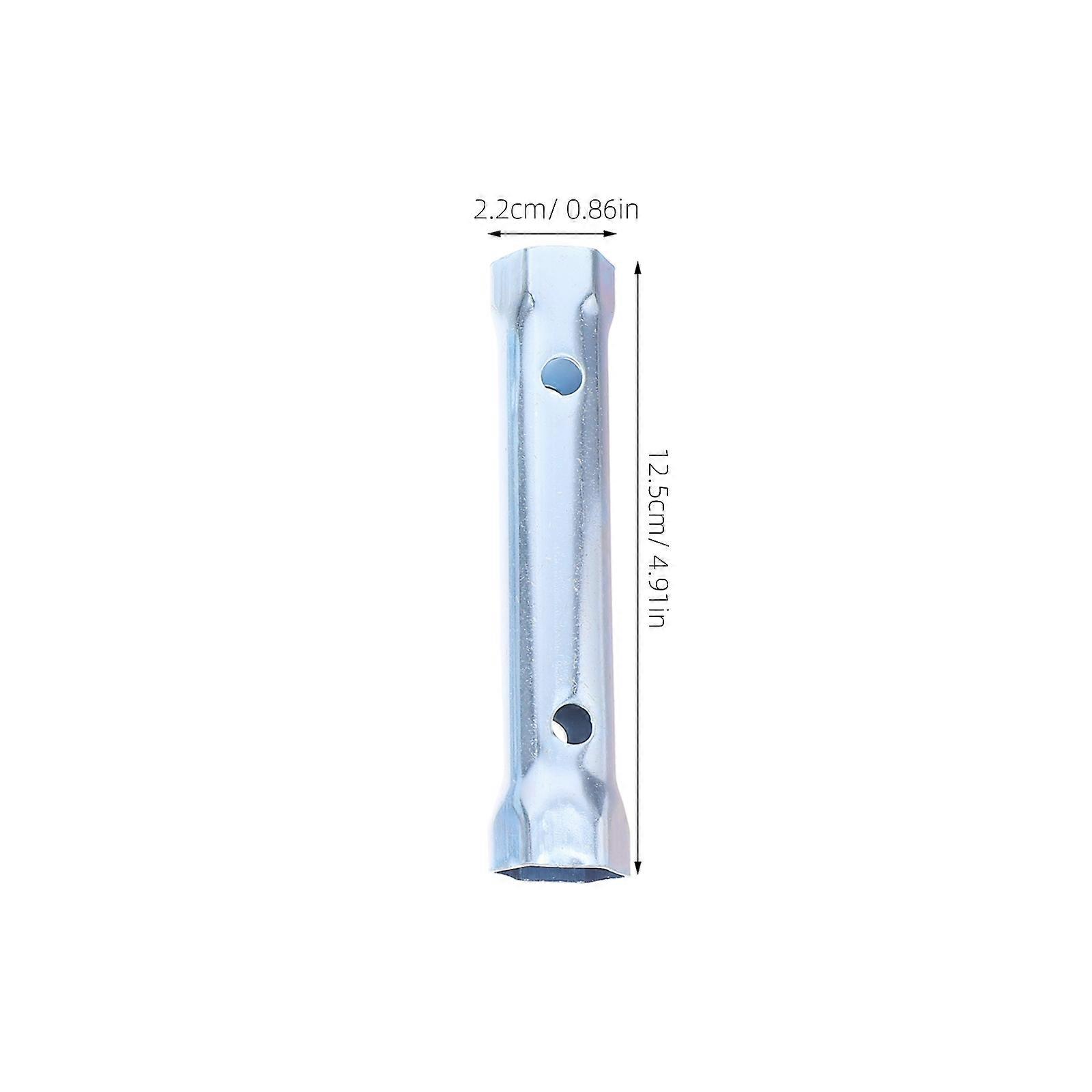 Hex Crutch Wrench for Mechanical and Diy Repair Plumbing Tasks Steel Silver Durable 1 Set