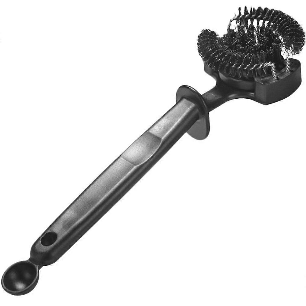 Detachable Bristles Espresso Machine Cleaner Coffee Machine Cleaner Brush with Spoon