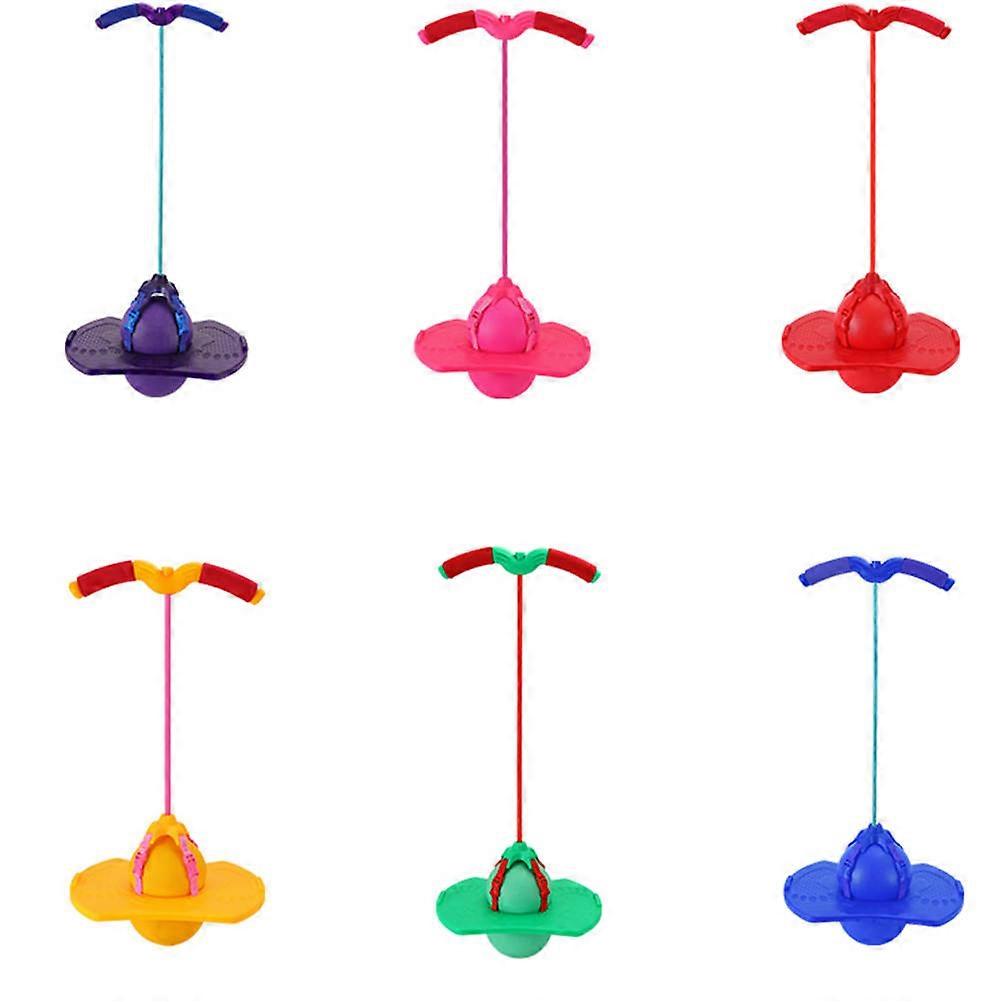 Practical Exercise Ball with Handle for Kids Outdoor Play in Blue Color Ideal Sports Toy 1Pack