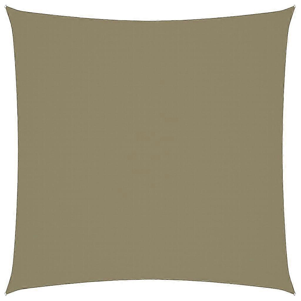 Sunshade Sail Oxford Fabric Square 6x6 M Beige