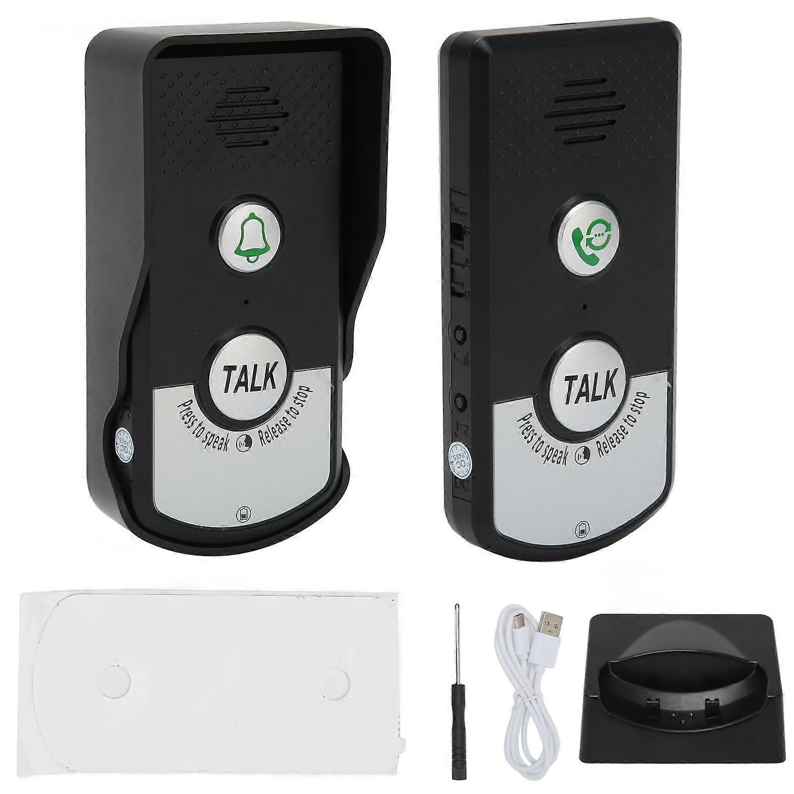 Wireless Intercom Doorbells Long Distance Intercomunicador Voice Doorbell IP54 Waterproof for Home Hotel