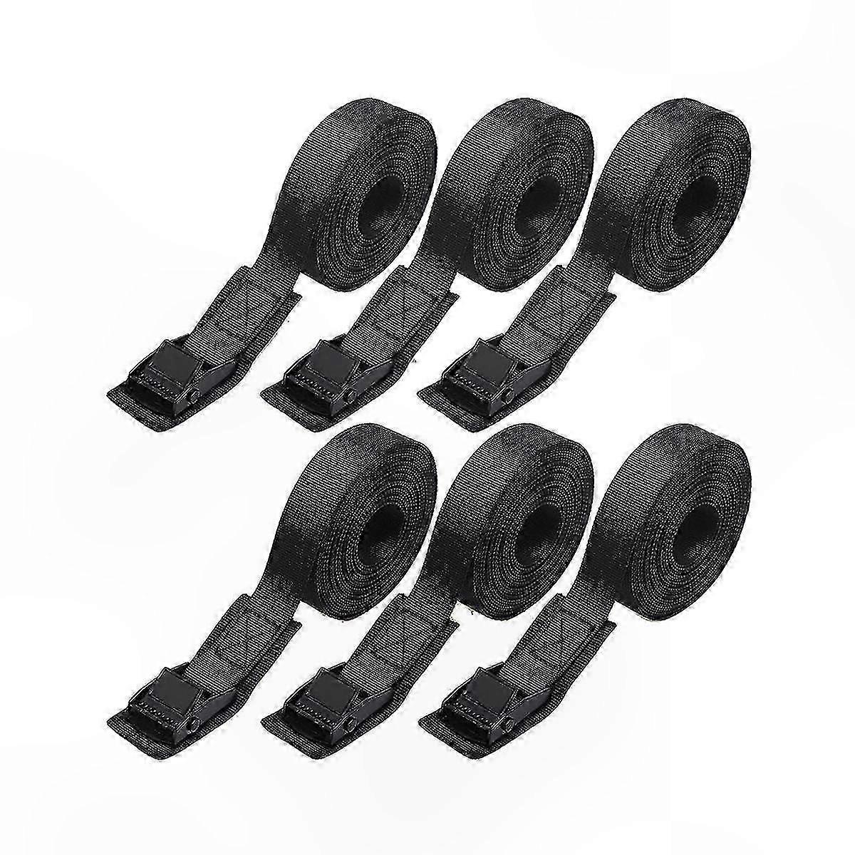 6.6Ft Heavy-Duty Lashing Straps with Adjustable Cam Buckles, Tie Down Cinch Straps, Supports Up to 550Lbs, Ideal for Packing and Car Use