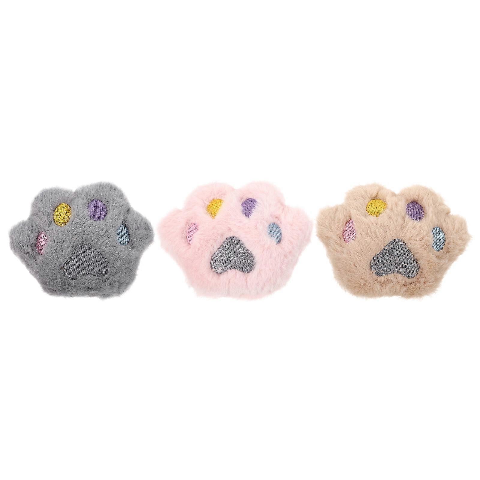 Cat Toy Toys Plush Catnip Kitten Soft Cushion Stuffed Licking Pet Paw Squeaky Accessories Activated Dental Teething Cute