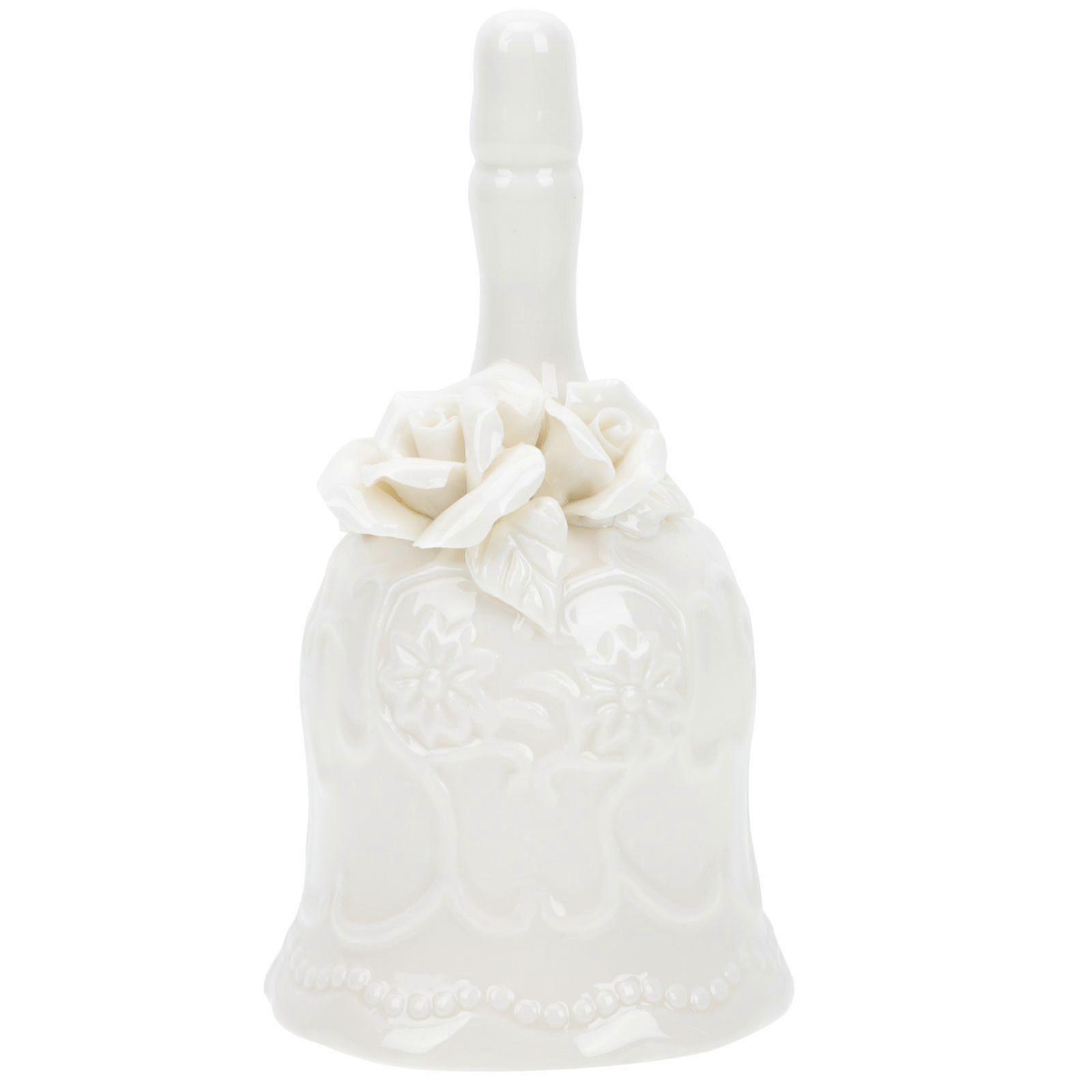 Gyönyörű kerámia faragott kézi csengő retro vacsora csengő otthoni étterem bárhoz