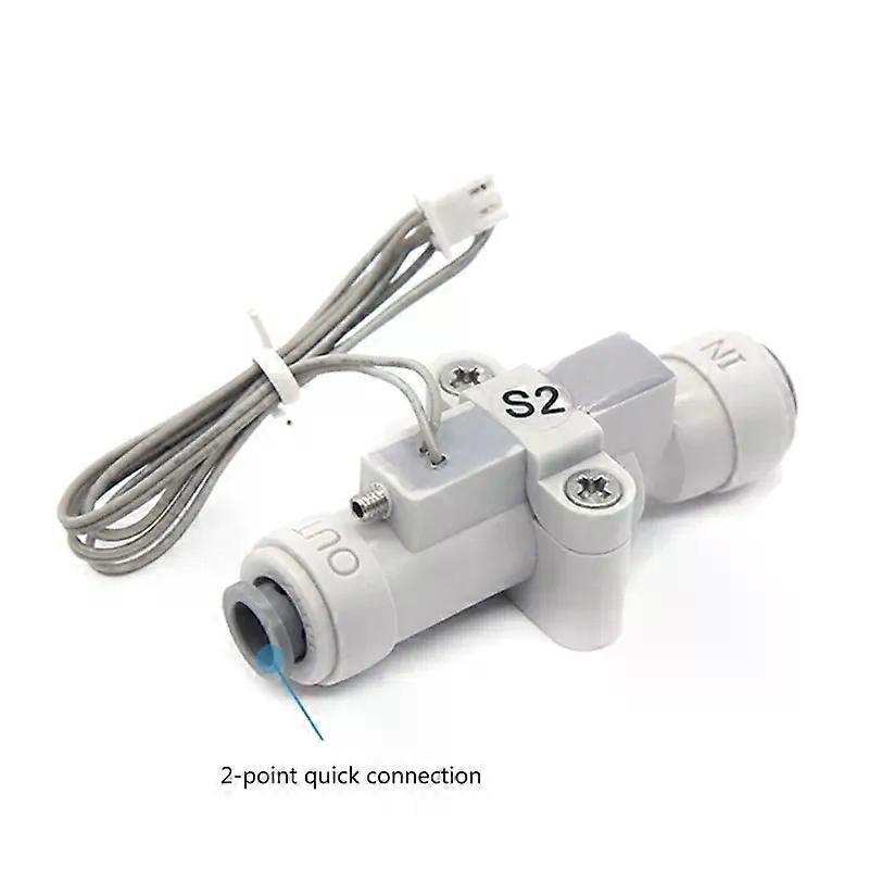 Compact Flow Sensor G1/4 Liquid Water Flow Sensor Flowmeter Water Flow Switch Suitable for Water Dispenser Purifier KXRE