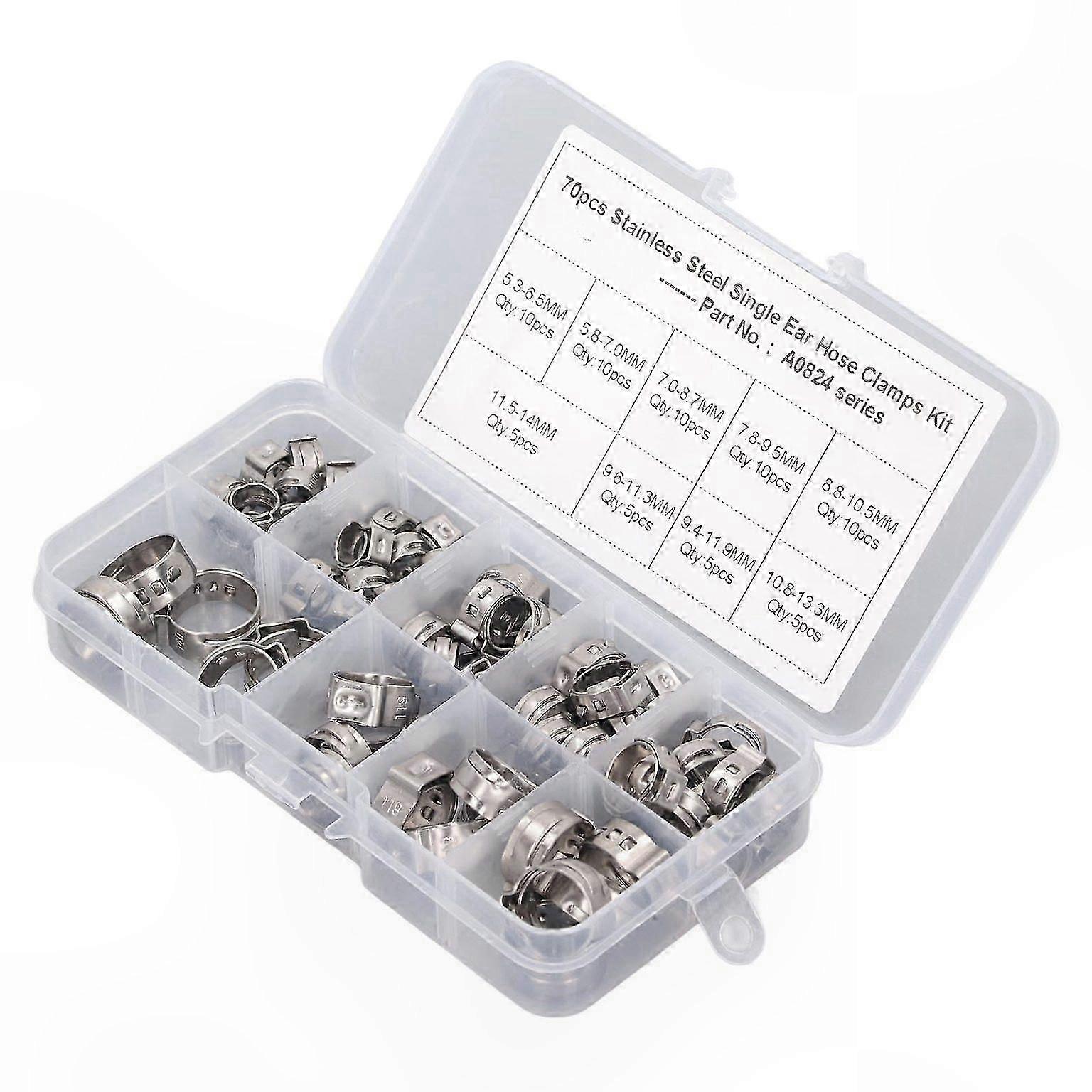 Single Ear Hose Clamp Kit, Hose Clamp Set, Single Ear Hose Clamp, Hose Clamps
