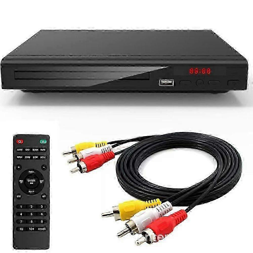 All-Region DVD Player with HDMI, Easy-to-Use CD/DVD Player for TV and Home Stereo Systems