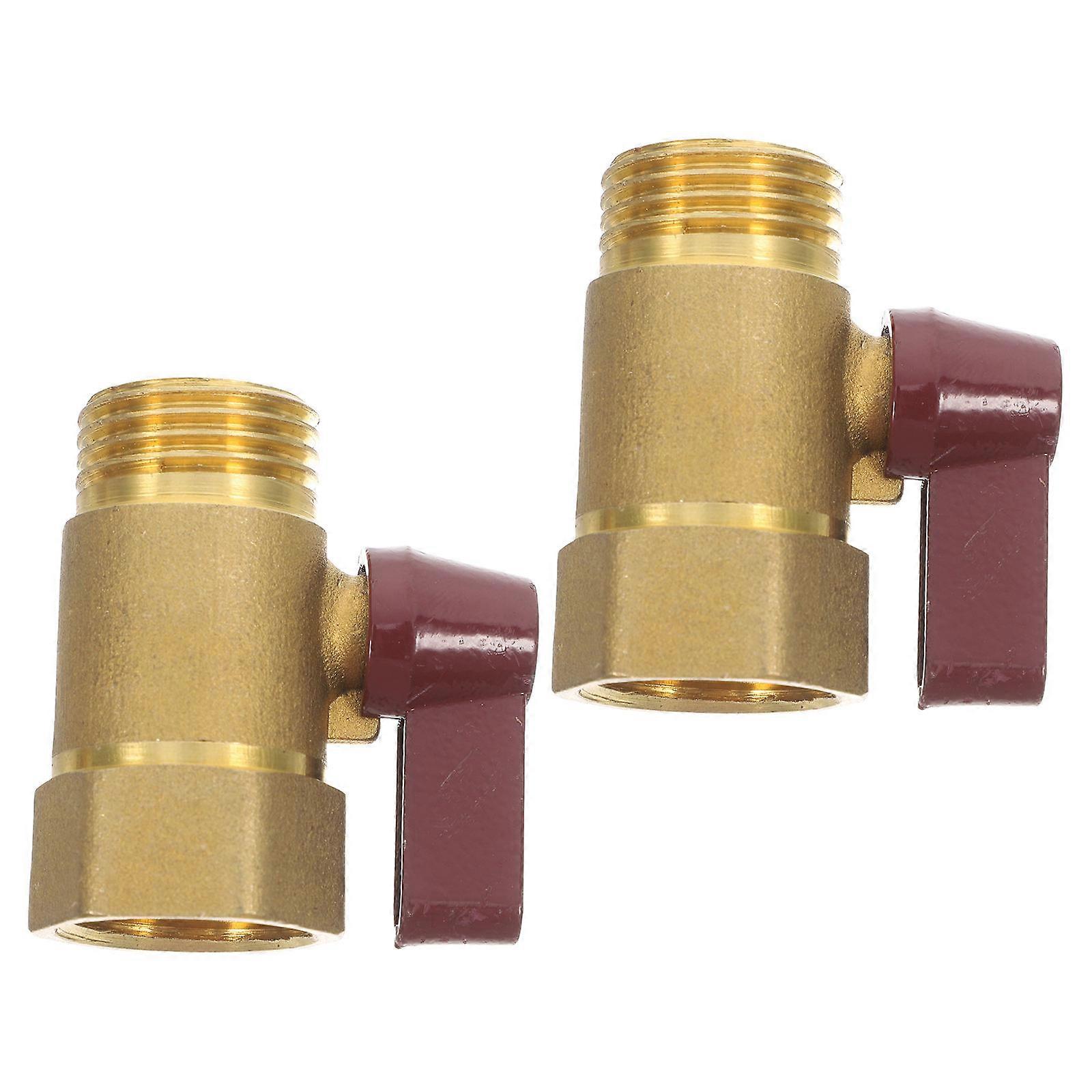 Copper Ball Valve for Gas Shut Off Valve 8Pcs with Threaded Pipe Connection