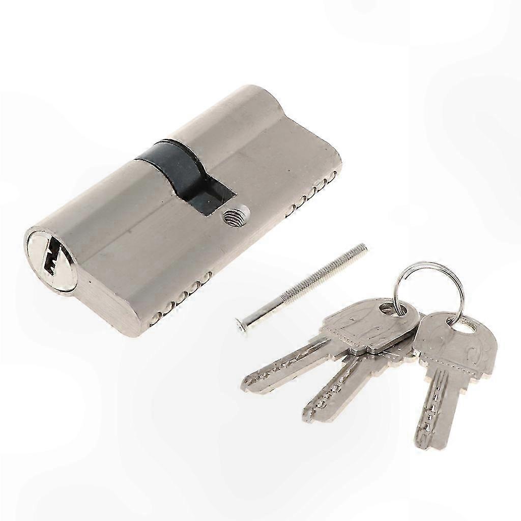 Door Lock with 3 Keys for Home Security Entrance