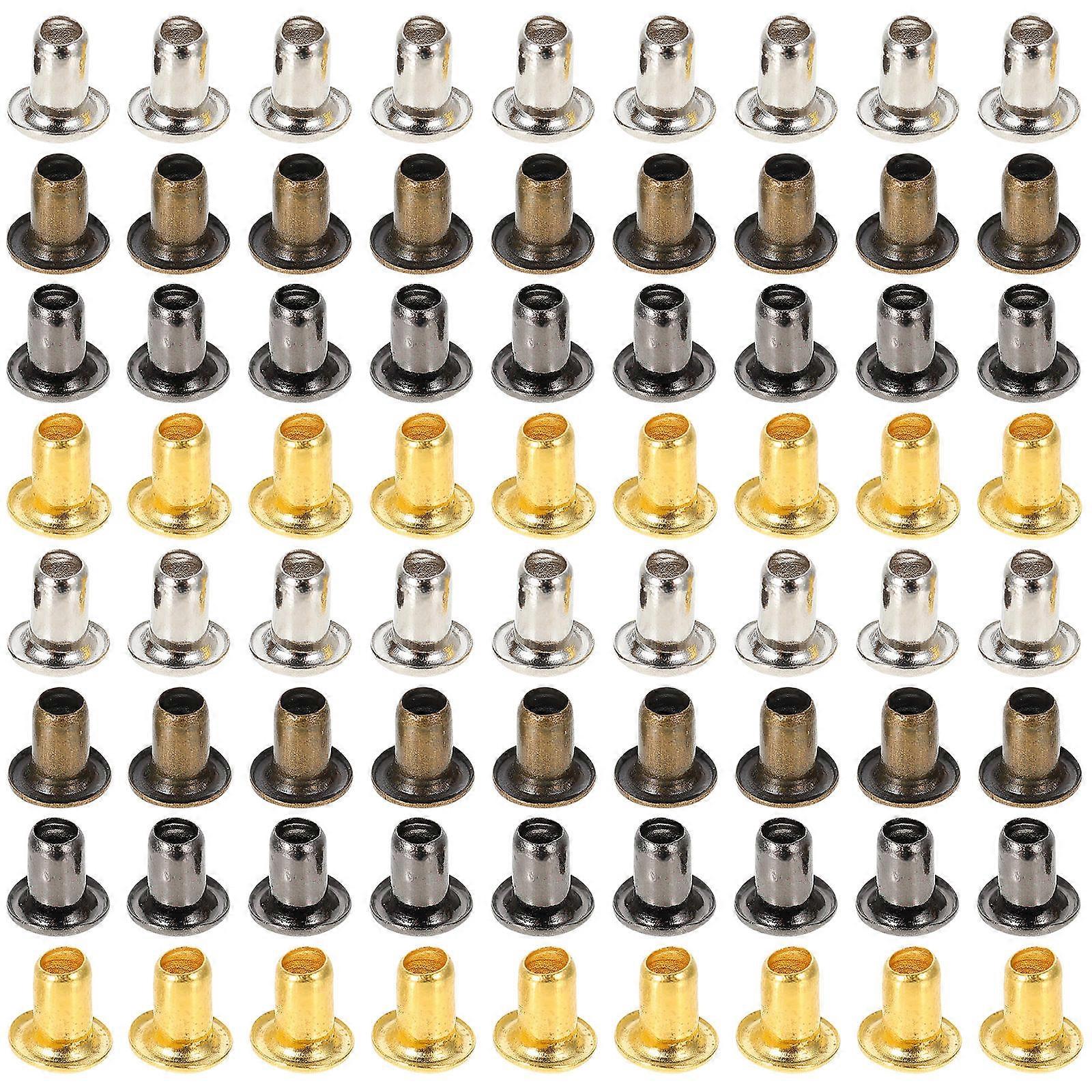 DIY Doll Shoes Buttons Mini Buttons for DIY Use 200Pcs Alloy Shoe Accessories