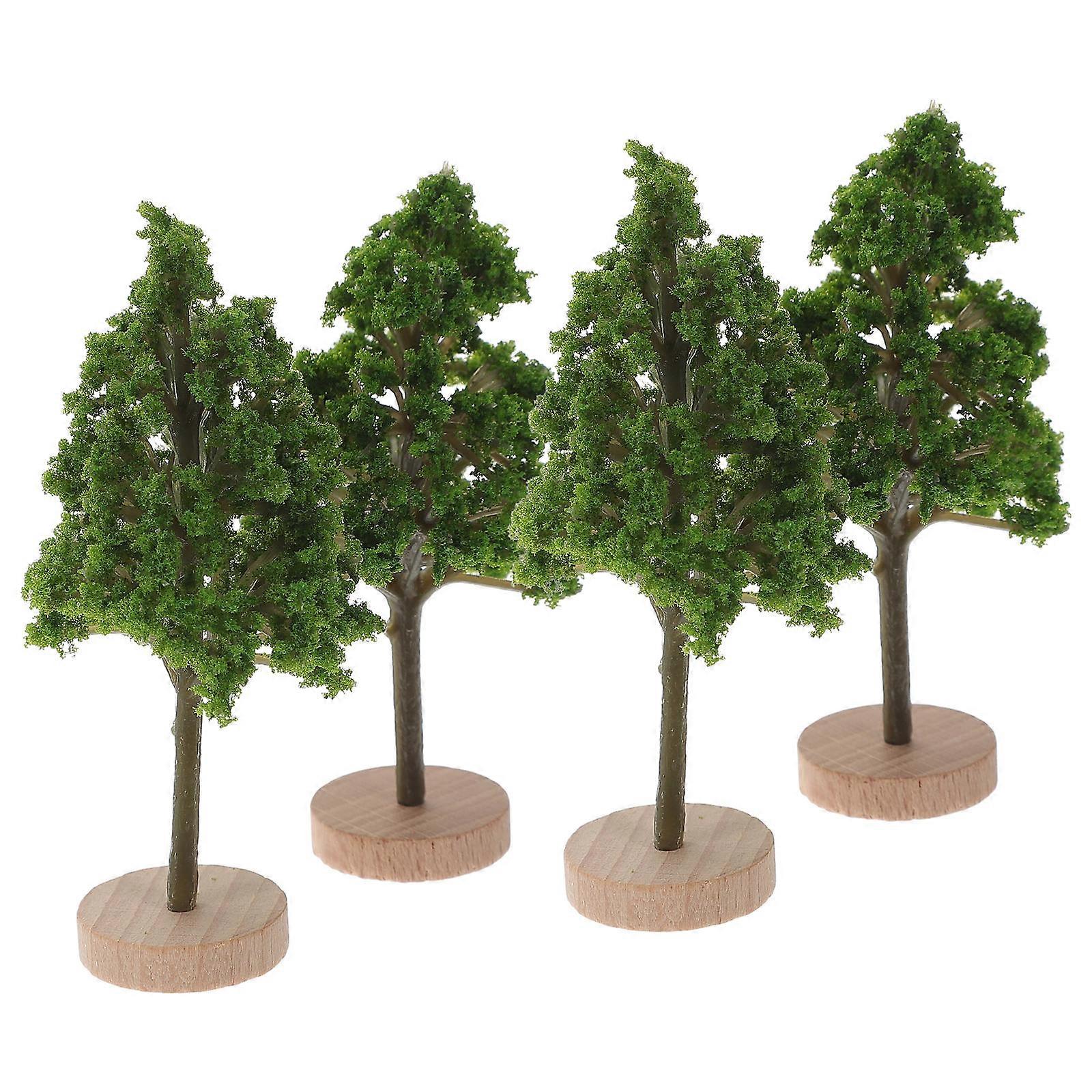 Realistic Miniature Tree Models Landscaping Decoration For Micro Landscape Enthusiasts 16 Pcs