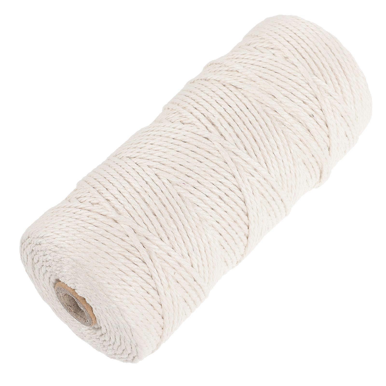 Sausage Rope Cotton Thread for Meat Binding 3 Rolls Durable White Rope