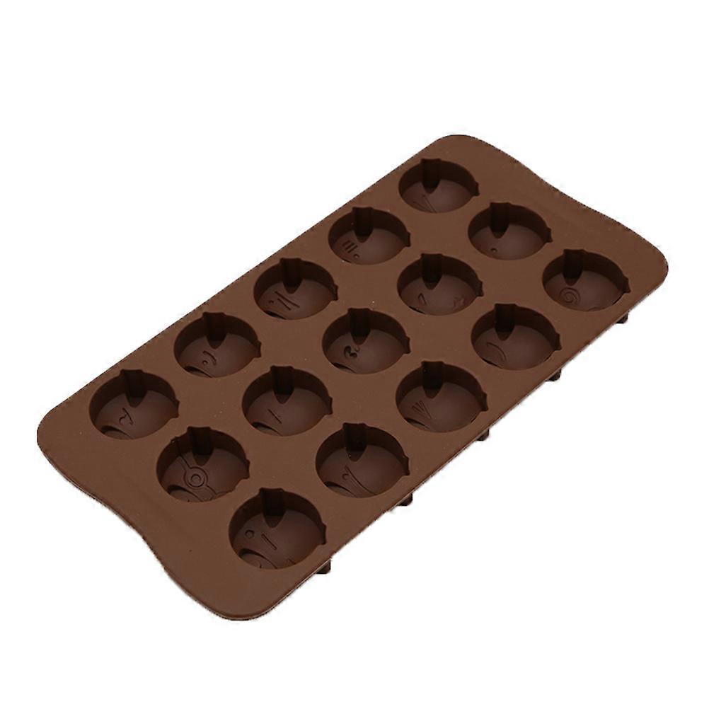 Food Grade Silicone Candy Molds For Beginners Brown Coffee Multi-functional 1Pack