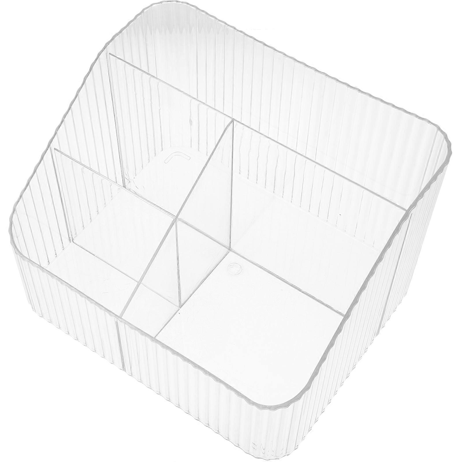 Stylish Storage Box 3Pcs Rectangular Desktop Organizer For Bathroom Office Remote Control Holder