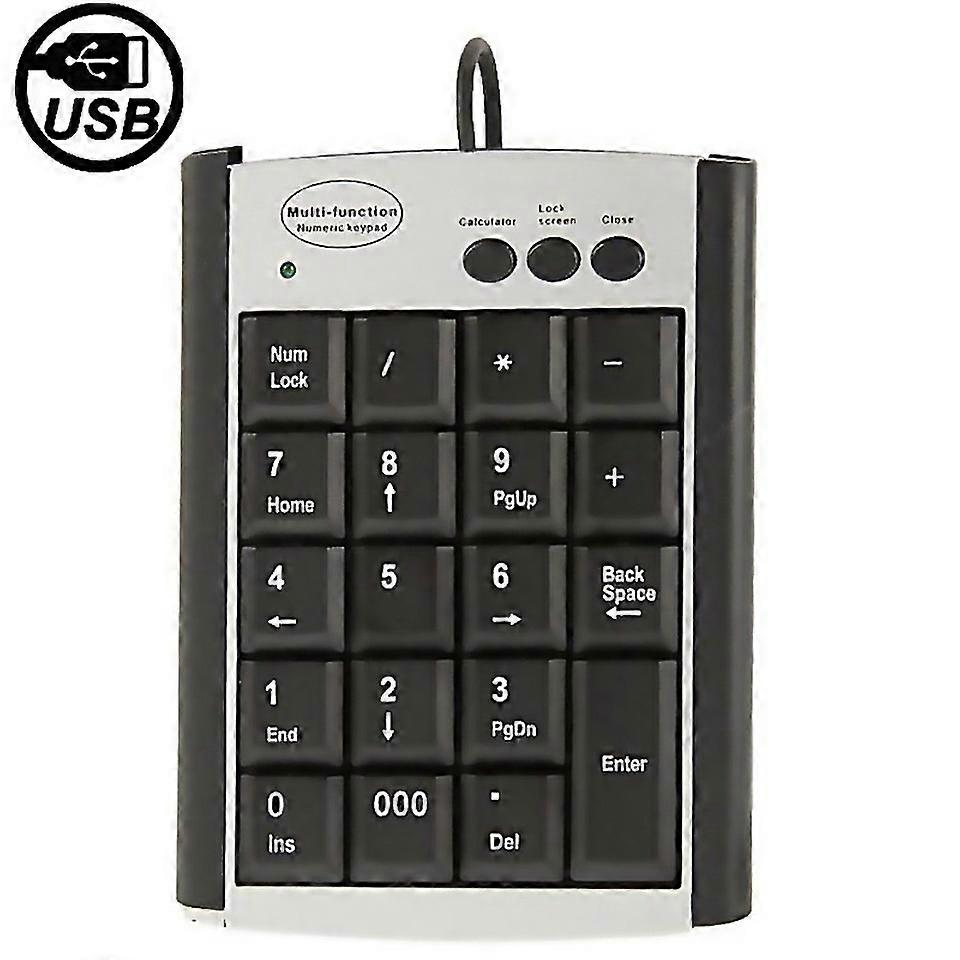 For Usb Nonsynchronous Notebook Computer Multi Function Keypad With 19