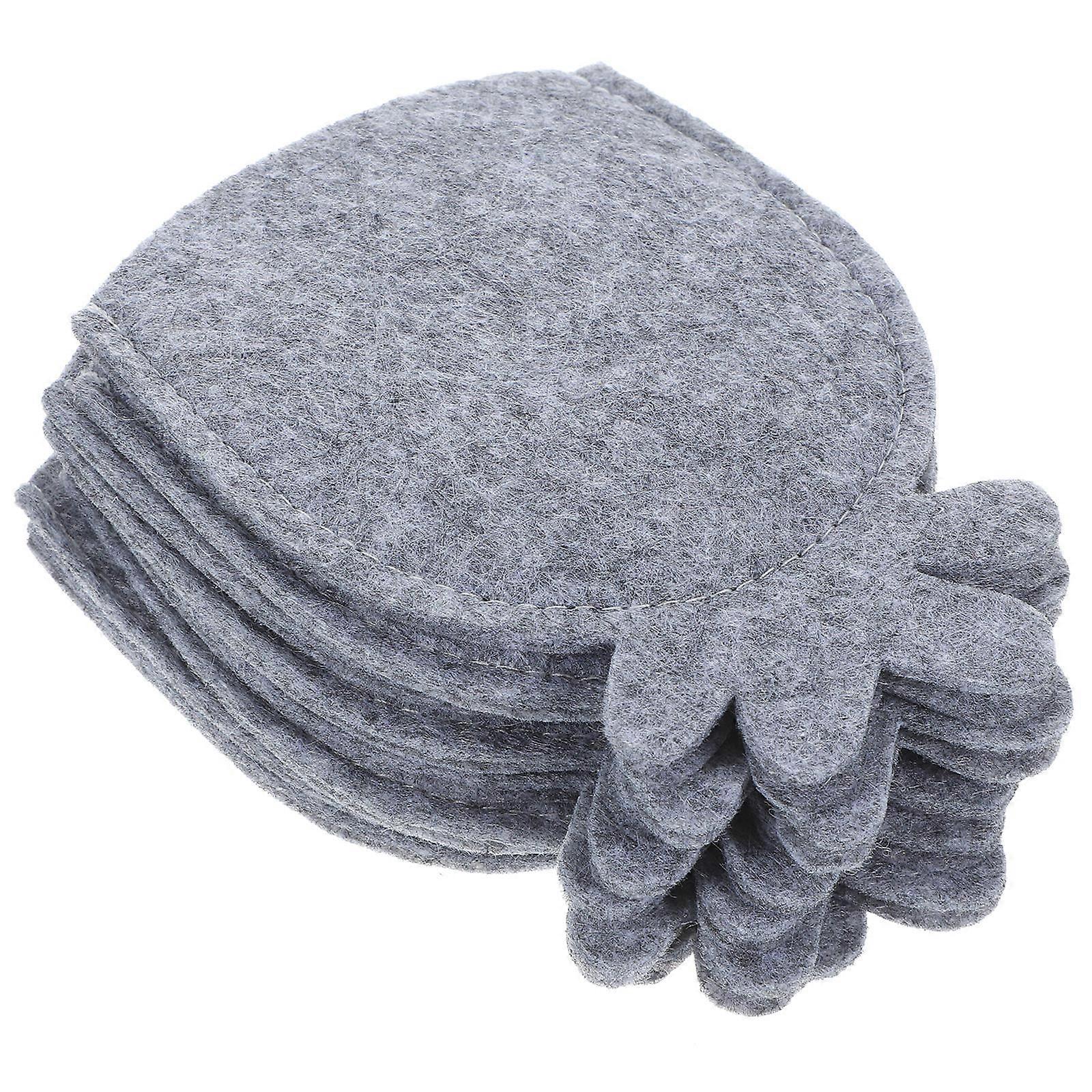 32 Pcs Pineapple Shaped Easter Egg Holders For Kids Party Decorations Grey Felt Material Perfect For Events