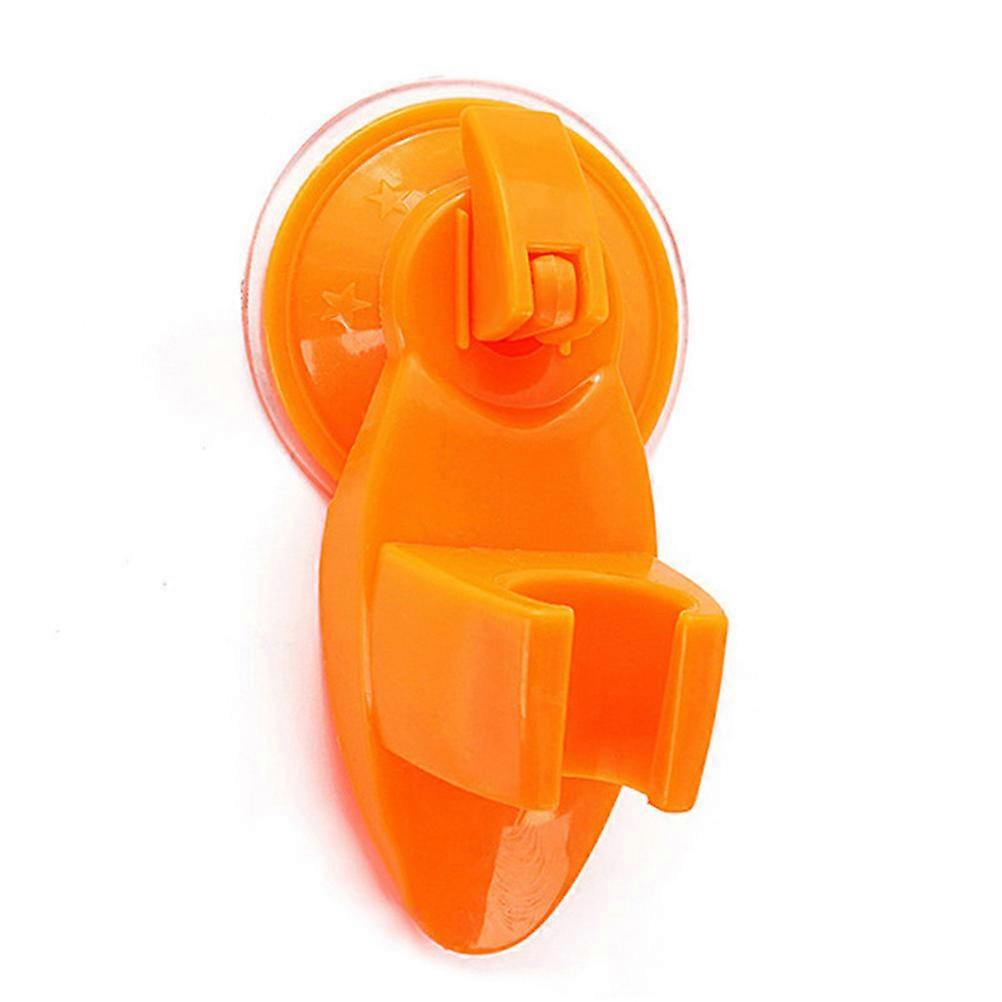 Orange Shower Fixed Bracket for Bathroom Use Suction Type
