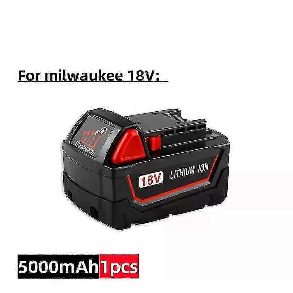 2025 Geüpgradede 12.0Ah voor Milwaukee M18 Power Tool Accu, Lader, BR, XC, 18V, M18B5, 48-11-1860, 48-11-1850, 48-11-1815 2604-20-fj