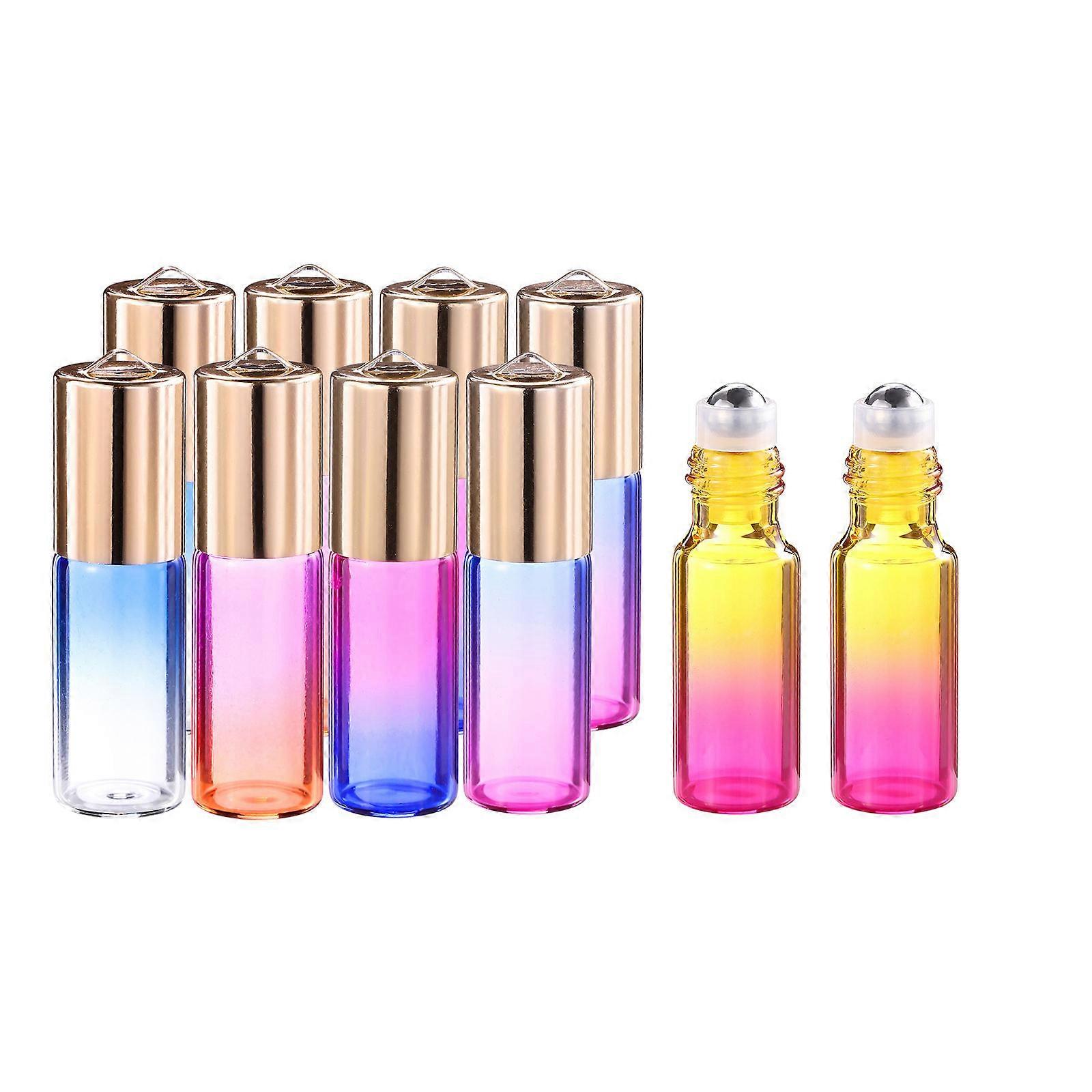 Essential Oil Roller Bottles Durable Glass for Easy Use 2Pcs