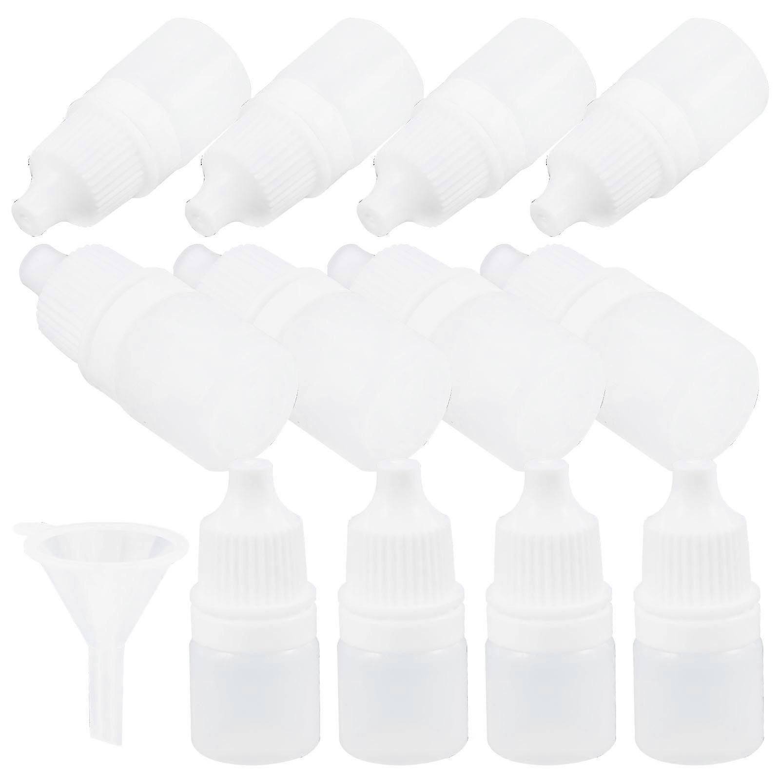 Plastic Dropper Bottle Eye Dropper Bottles for Storage 12Pcs White Squeezable